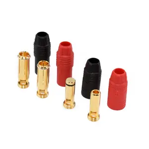 As150 Model Vliegtuig Plug Anti-Bougie 7Mm Vergulde Anti-Ontsteking Hoge Stroom Lithium Batterij Connector Mannelijke En Vrouwelijke