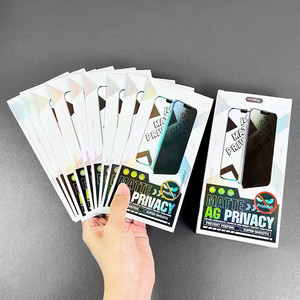Protector de cristal antiespionaje de <span class=keywords><strong>30</strong></span> grados para Redmi Anti Spy <span class=keywords><strong>30</strong></span> ° AG MATTE PRIVACY Protector de pantalla de cristal templado para Tecno - Product Image 2