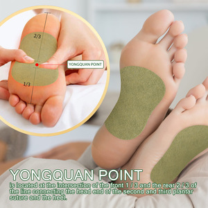 Patchs pour les pieds SOUTH MOON, naturels, biologiques, à base d'armoise et de gingembre, nettoyage en profondeur, détoxification - Product Image 5