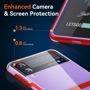 เคสพับได้ยืดหยุ่นบาง1.<span class=keywords><strong>5</strong></span>มม. บางใสโทรศัพท์ TPU แบบนิ่มเคสโทรศัพท์ PC แบบแข็งสำหรับ Samsung Galaxy Z <span class=keywords><strong>flip</strong></span> 3 <span class=keywords><strong>4</strong></span> <span class=keywords><strong>5</strong></span> - Product Image 3
