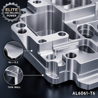 Composants de support en aluminium 6061 usinés CNC de précision, anodisés multicolores, services d'usinage CNC personnalisés FOEM