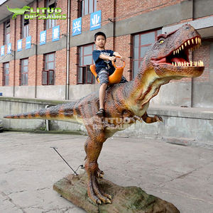 <span class=keywords><strong>T</strong></span>-<span class=keywords><strong>rex</strong></span> dinosaure promenades à pied avec scooter de roue - Product Image 2