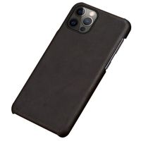 Étui en cuir véritable Boshiho pour iPhone 17 Pro, résistant aux chocs et à l'eau, portable, avec logo personnalisé, style rétro vintage Crazy Horse, multi-usages