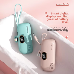 Batterie externe portable mini capsule d'urgence haute capacité 5000 mAh pour téléphone iPhone, charge rapide - Product Image 5