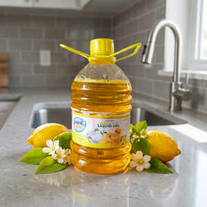 Gel lave-vaisselle Shine New 2L, parfum citron, bouteille plastique jaune - Product Image 1