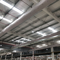 Chaussettes de ventilation en tissu anti-courant d'air, sans condensation, flexibles, pour la distribution d'air et la ventilation industrielle CVC