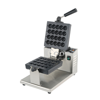Machine à gaufres en bâtonnets au chocolat professionnelle, machine à gaufres bulles avec plaques amovibles
