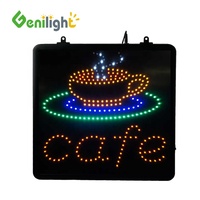 Genilight GLT-LSN5345-010 Enseigne LED néon animée multicolore personnalisable pour affichage publicitaire en bars