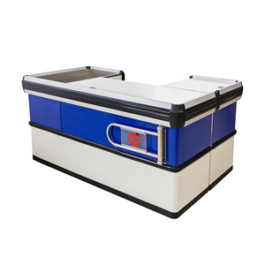 Wholesale multifunctional supermarket checkout counter cashier counter supermarket cashier desk