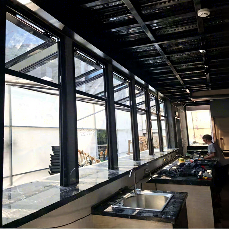 Aluminium Bi Fold Window Fold up