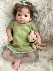 Muñeca Étnica Realista <span class=keywords><strong>de</strong></span> 20 Pulgadas, Puede Beber y Orinar, Muñecas <span class=keywords><strong>de</strong></span> <span class=keywords><strong>Silicona</strong></span> Reborn en Venta - Product Image 5