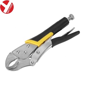 Heavy Duty Double Material Curved Jaw Locking <strong>Pliers</strong> <strong>Set</strong> for Welding - Product Image 1