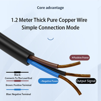 Sensor de desplazamiento de contacto Laize Distancia NPN Sensor de proximidad de inducción electromagnética de metal inductivo a prueba de agua