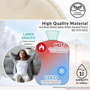 <span class=keywords><strong>Bouillotte</strong></span> d'hiver 1000 ml avec housse en <span class=keywords><strong>peluche</strong></span> motif animal mignon, portable pour réchauffer les mains et le corps, idéale pour la maison et le bureau - Product Image 5