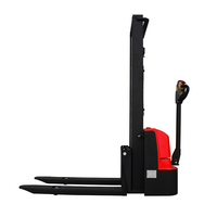 Chariot élévateur à palettes électrique ETERLIFT 1,5 tonne, hauteur de levage 1600 mm, jambes larges, largeur de fourche 550/685 mm, utilisation en intérieur