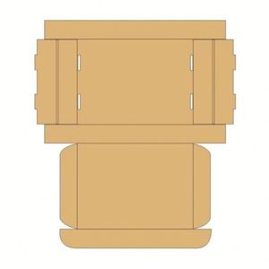 Envío Rápido, Caja de Cartón Corrugado Reciclado y Reciclable Ecológica con Logotipo Personalizado, Forma Personalizada para Embalaje de Comercio Electrónico - Product Image 3