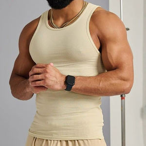 Chaleco Deportivo para Hombre, de Alta Elasticidad, Spandex/Poliéster, Transpirable, Sin Mangas, Corte en I, Talla Grande - Product Image 6