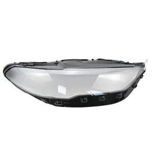 TIEAUR Black Border Headlight Glass Lens Cover for FUSIONN MK6 17-19 Year