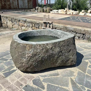 وعاء زهور للبيع بالجملة بتخفيضات هائلة منحوت من الحجر الطبيعي ومصنوع يدويًا - Product Image 3