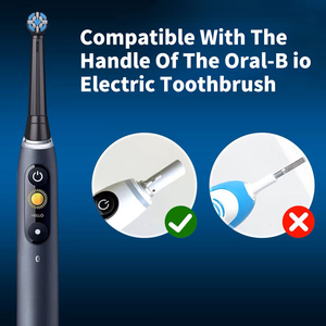 Lot de <span class=keywords><strong>8</strong></span> têtes de <span class=keywords><strong>brosse</strong></span> à dents électriques pour nettoyage en profondeur, pour la série Oralb <span class=keywords><strong>IO</strong></span>, usage domestique - Product Image 4