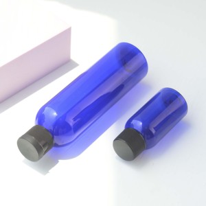 Bouteille PET bleue pour emballage de soins de la peau, corps personnalisable de 50ml 100ml 150ml - Product Image 4