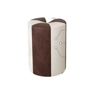 Sgabello Moderno Creativo in Legno Massello, Panca Bassa Multifunzionale per Soggiorno, Trucco e Ingresso - Product Image 6