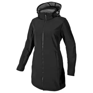 New Design Popular Style Softshell Jacket Long Style Waterproof Jacket Softshell Long Jacket For Women