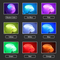 Alcanta APP control Car Led Devil Eye Demon Evil Eyes DRL LED RGB 2.5 3.0 Phares Projecteur Lenscar Angel Eye Accessoires de voiture