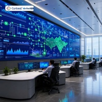 Pantalla de Video LED Micro COB P0.78 P0.9 P1.2 P1.5 de Canbest DM para Sala de Monitoreo de Centros Financieros y Visualización de Datos