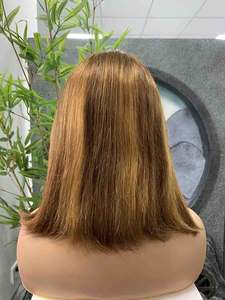 Perruque courte droite style bob en dentelle 4x4 - Product Image 5