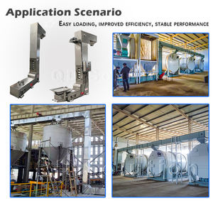 Tipo a Z elevatore di trasporto a catena di alta qualità tipo semi verticali di tipo Z sollevatore trasportatore elevatore per benna di grano di mais - Product Image 6