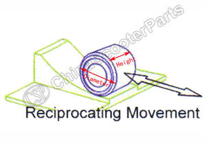 Galets de variateur d'embrayage 16x13 pour scooters et buggies 4G~12G <span class=keywords><strong>GY6</strong></span> 50CC 80CC <span class=keywords><strong>100CC</strong></span> Dio R1 <span class=keywords><strong>100CC</strong></span> JR100 Jonway Jmstar Yiying Wangye - Product Image 3