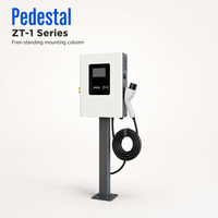 Chargeur rapide DC sur pied 20kW 30kW 40kW, norme européenne OCPP 1.6, station de recharge intelligente pour véhicules électriques, CCS2, IP55, Ethernet, 4G, Wi-Fi