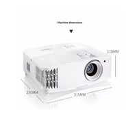 Projecteur DLP Optoma UHD55 4K Android 3600 Lumens Full HD 3D Portable pour l'enseignement, le bureau, le home cinéma (garantie de 2 ans)