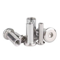 Mur baut pengencang kustom sekrup heksagon M6 M10 M5 M12 M15 5/8 mur baut pengencang