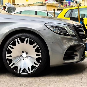 Jantes forgées DJJ 19 20 21 22 pouces, jantes en alliage personnalisées, surface polie pour <span class=keywords><strong>Mercedes</strong></span> Benz <span class=keywords><strong>Brabus</strong></span> W222 W223 S450 S480 S560 S600 - Product Image 2