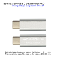 Nouveau bloqueur de données USB-C gris, convertisseur multiport en alliage d'aluminium, alimentation AC/DC pour ordinateur portable, téléphone portable et utilisation sur ordinateur de bureau