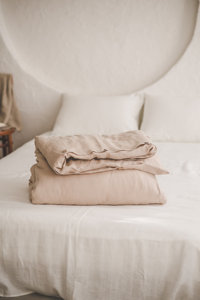 Ensemble de housse de couette en lin beige <span class=keywords><strong>latte</strong></span> personnalisé en gros | 100% lin français | Hôtel et usage domestique | OEM/ODM disponible - Product Image 6