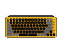Logitech P O P Tombol Nirkabel Coklat Beralih Nirkabel Mekanik Keyboard 85 Tombol Keyboard