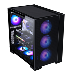 Gabinete de Computadora SAMA de 360 mm con Radiador, Torres con Doble Cristal, Efecto ARGB, Gabinete para Juegos de <span class=keywords><strong>Torre</strong></span> Completa - Product Image 2