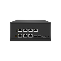 Dispositivo de Seguridad de Red MAITUO, Intel J1900/E3845, RAM DDR3/3L, 6 Puertos 4G/5G/WiFi, Mini PC Industrial sin Ventilador para Riel DIN