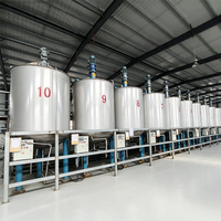 Cuve de dissolution et d'agitation pour poudres pigmentaires, Cuve d'agitation et de mélange auxiliaire, Agitation industrielle à homogénéisation haute vitesse