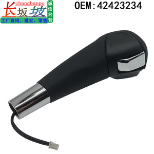 Chevrolet Sonic Trax Gear <b>Shift</b> <b>Knob</b> Black Silver Ergonomic Plastic Car Gear <b>Knob</b> - Product Image 5