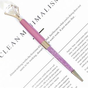 Big Diamond Rotating Metal Logo Printed Crystal <b>Pen</b> Promotion Corporate Activity Business <b>Gift</b> Ballpoint <b>Pens</b> - Product Image 6