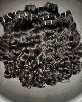 Lots de Cheveux Humains Naturels Bruts Non Traités, Bouclés et Ondulés, Type Birmans Bouclés, pour Femmes Noires