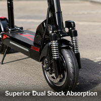 Trottinette électrique pliable avec contrôle par application intelligente - Trottinette électrique robuste avec une capacité de charge de 440 lb et clé NFC pour les marchés américain et européen