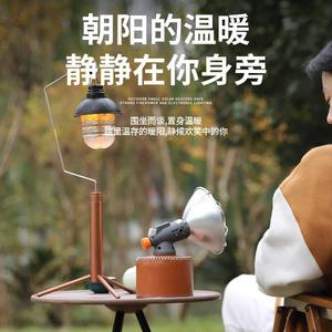 Estufa portátil superior de metal para exteriores, ideal para acampar en invierno y pescar en el hielo. - Product Image 2