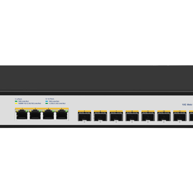 New Design 12 Ports Ethernet Switch 10G SFP + with Competitive Price