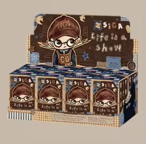 Popmart Zsiga Life Is <span class=keywords><strong>a</strong></span> Show Series Blind Box Originale al 100% - <span class=keywords><strong>Action</strong></span> <span class=keywords><strong>Figure</strong></span> Anime in PVC per Decorazione Desktop - Product Image 1