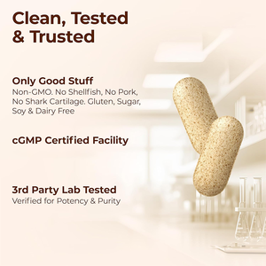 Rosebest 高品质骨骼关节和软骨健康补充剂氨基葡萄糖软骨素片，经过第三方测试 - Product Image 5